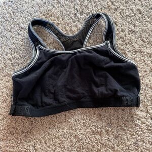 Women's Black Breastfeeding Sports Bra